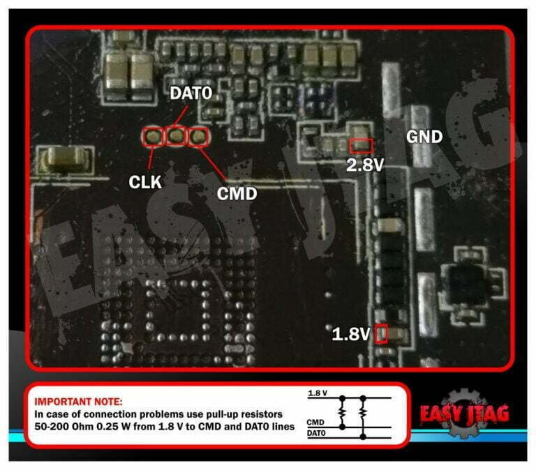HTC_ONE_E9PLUS_emmc_direct_pinout