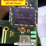 A nokia lumia 520 with the pcb removed.