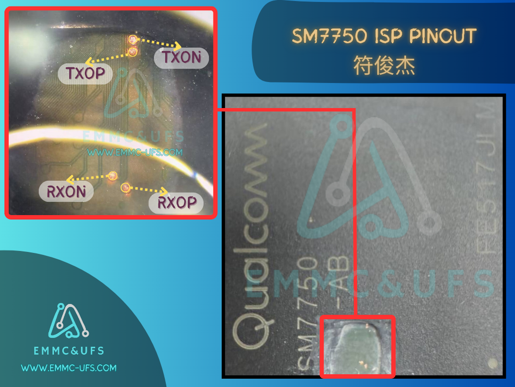 Samsung Galaxy A14 ISP Pinout SM A145P SM A145R EMMC UFS